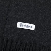 Cashmere Scarf - Charcoal - Plain