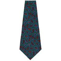 Ancient Madder Silk Bespoke Tie - Forest