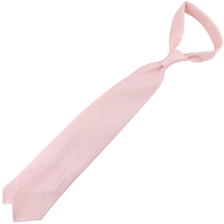 Grenadine / Garza Grossa Silk Tie - Pink - Hand-Rolled