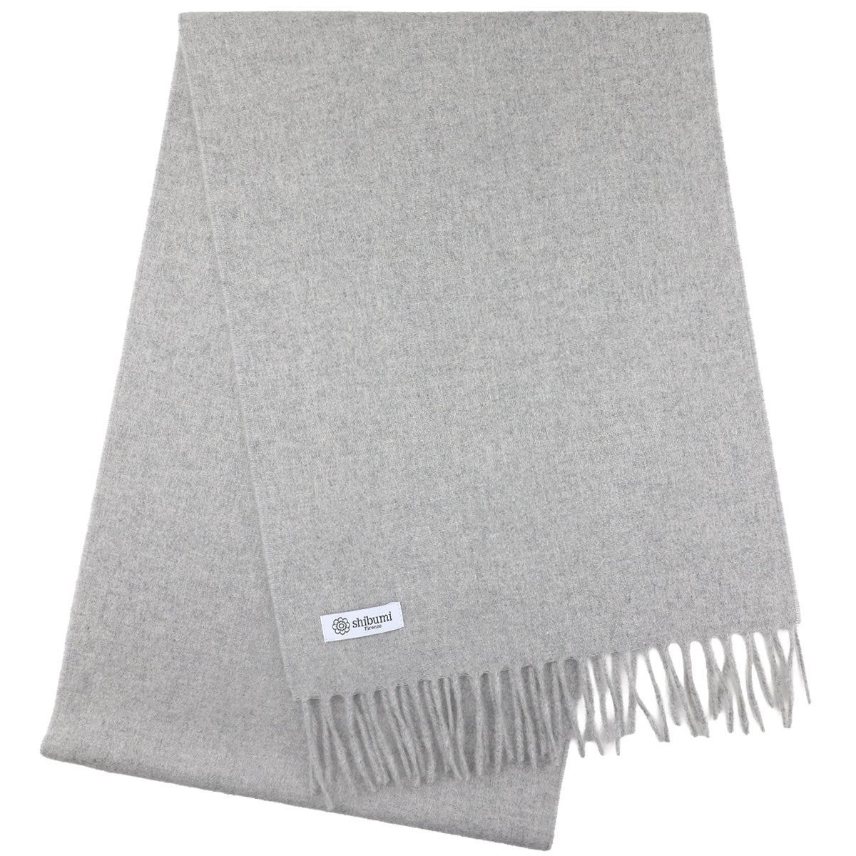 Cashmere Scarf - Light Grey - Plain
