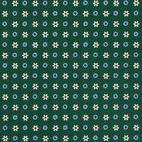 Floral Printed Silk Bespoke Tie - Green