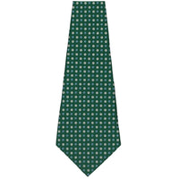 Floral Printed Silk Bespoke Tie - Green