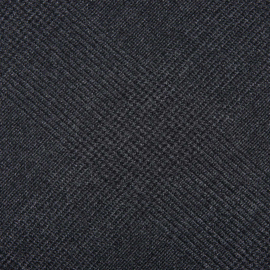 Glencheck Bespoke Wool Tie - Charcoal