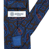 Ancient Madder Silk Tie - Brown - Hand-Rolled