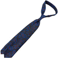 Ancient Madder Silk Tie - Brown - Hand-Rolled