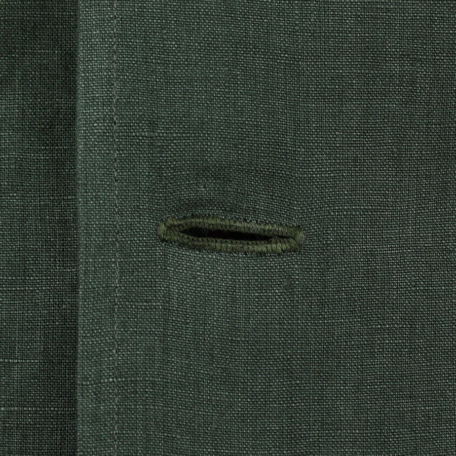 Irish Linen Safari Jacket - Olive