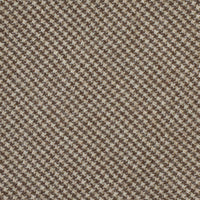 Vintage Houndstooth Bespoke Wool Tie - Beige