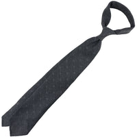 Floral Cashmere / Silk Grenadine Tie - Grey Shadow