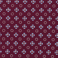 Floral Printed Silk Bespoke Tie - Berry