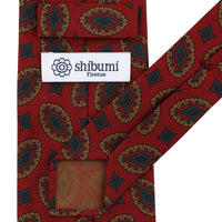 Copper Madder Silk Tie - Cherry - Hand-Rolled