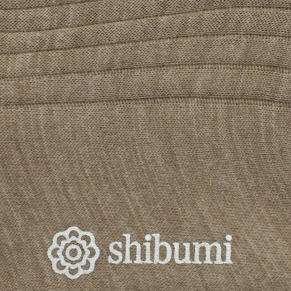 Knee Socks - Ribbed - Beige - Wool