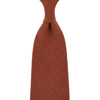 Japanese Ramie Tie - Copper - Hand-Rolled