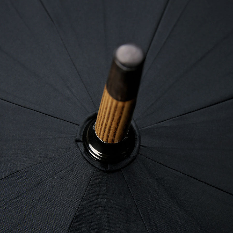 Shibumi x Mario Talarico Umbrella Plain Black - Bamboo