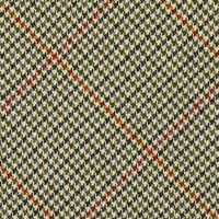 Abraham Moon Houndstooth Bespoke Wool Tie - Green