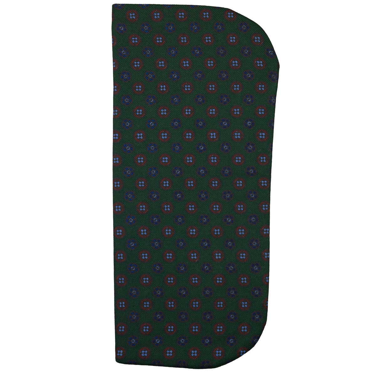 Ancient Madder Silk Glasses Case - Forest