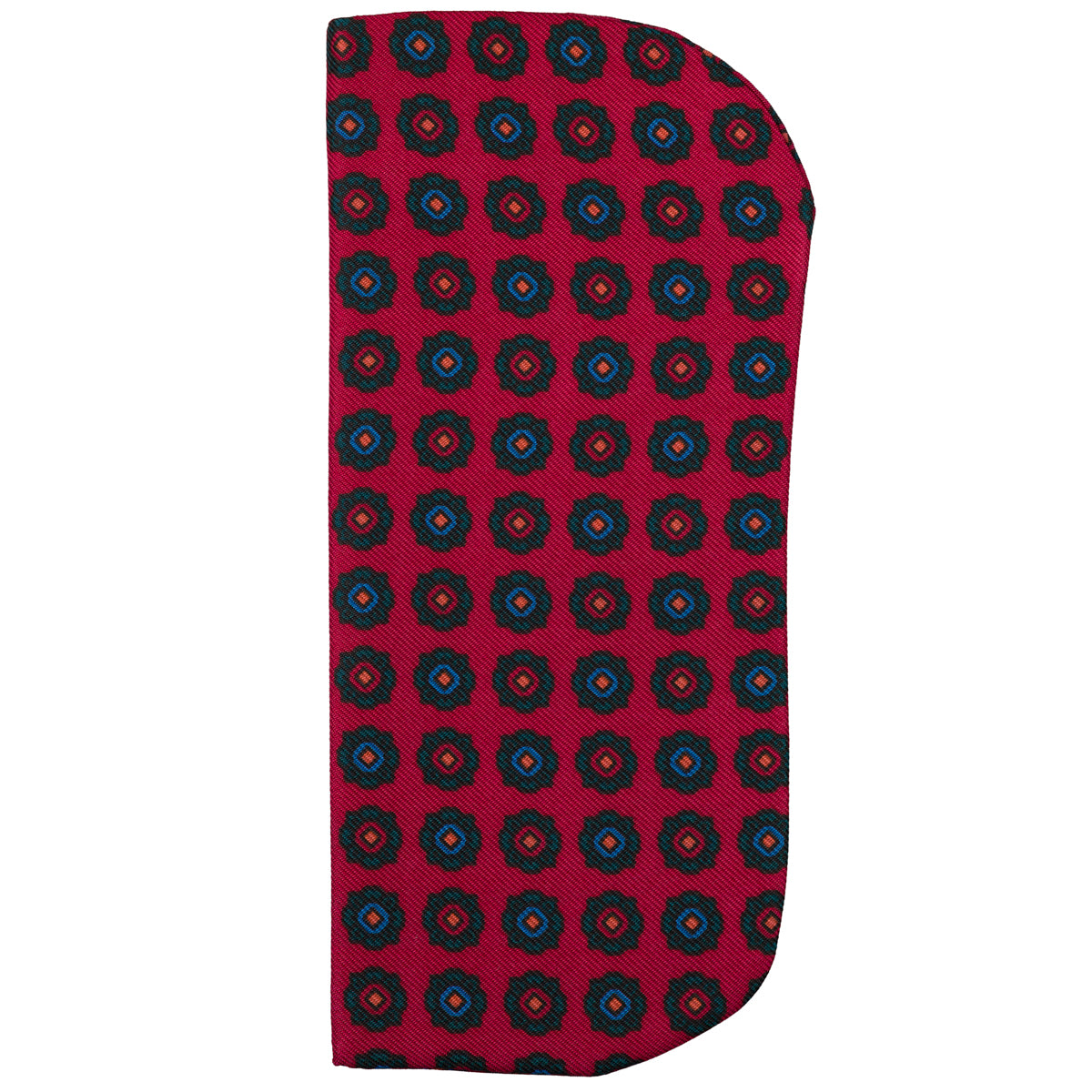 Ancient Madder Silk Glasses Case - Cherry