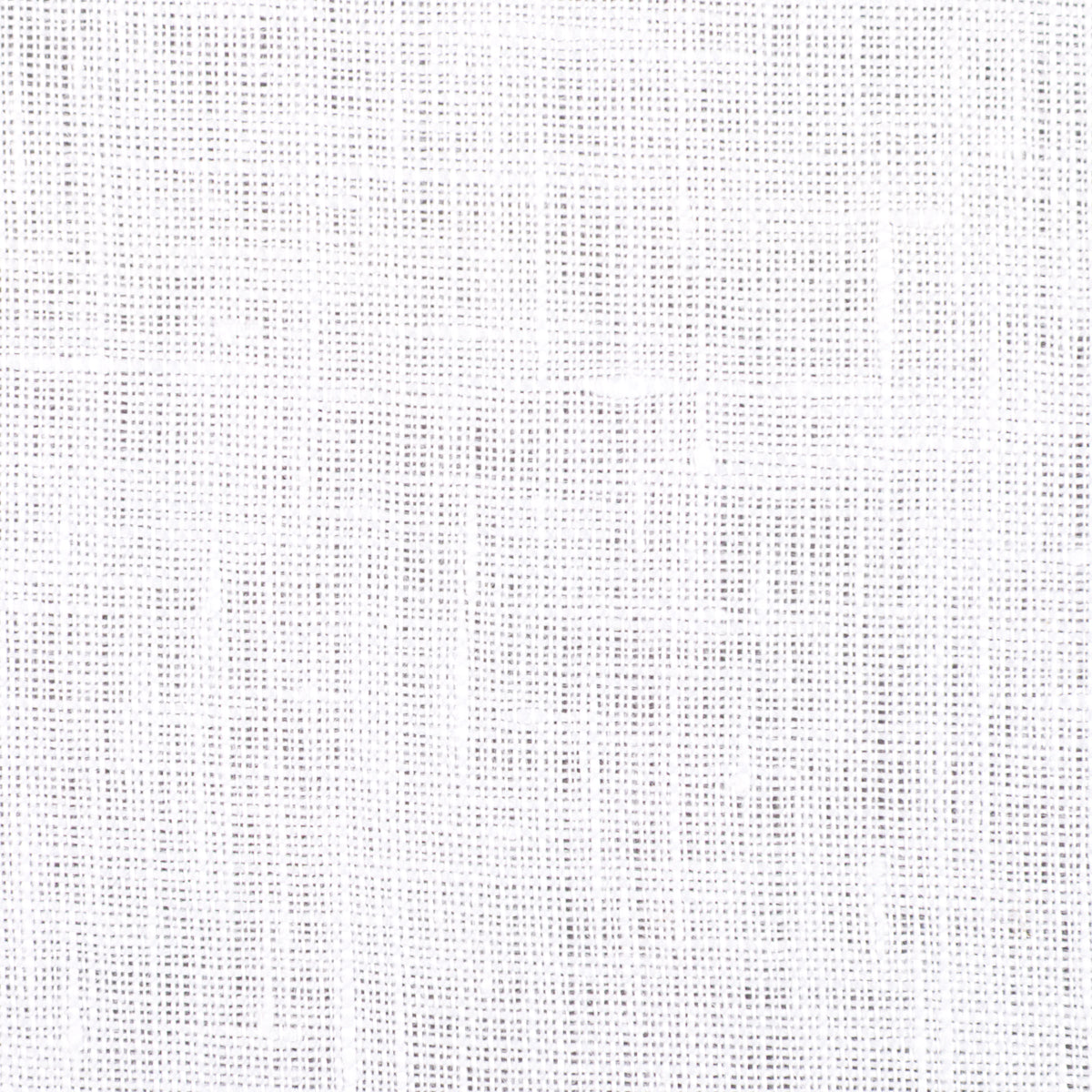 Irish Linen Shoestring Pocket Square - White / Beige