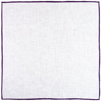 4x Irish Linen Pocket Square Set - Colors