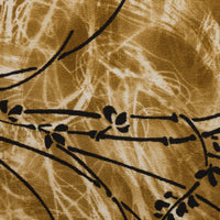 Vintage Kimono Silk Pocket Square - Brass