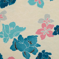 Vintage Kimono Silk Pocket Square - Ivory