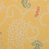Vintage Kimono Silk Pocket Square - Yellow