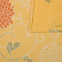 Vintage Kimono Silk Pocket Square - Yellow