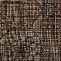 Vintage Kimono Silk Pocket Square - Hazelnut