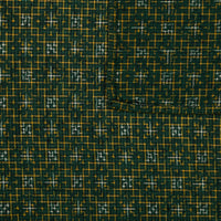 Vintage Kimono Silk Pocket Square - Green