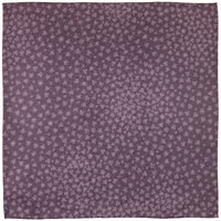 Vintage Kimono Silk Pocket Square - Eggplant
