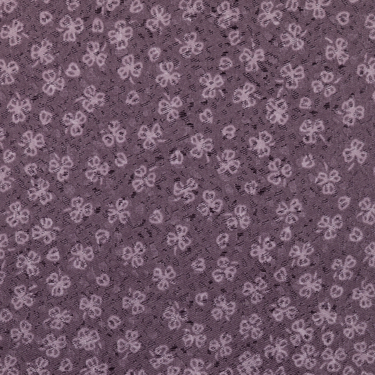 Vintage Kimono Silk Pocket Square - Eggplant