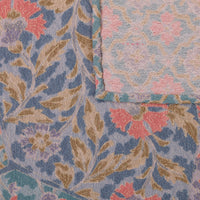 Vintage Kimono Silk Pocket Square - Lilac