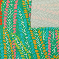 Vintage Kimono Silk Pocket Square - Green