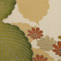 Vintage Kimono Silk Pocket Square - Beige