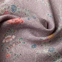Vintage Kimono Silk Pocket Square - Lilac