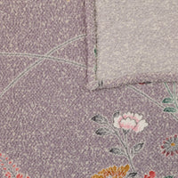 Vintage Kimono Silk Pocket Square - Lilac