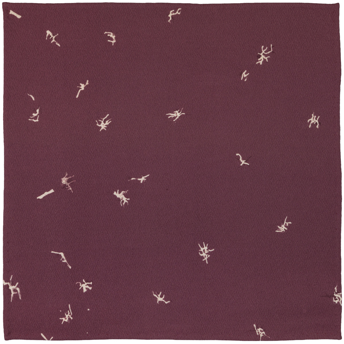 Vintage Kimono Silk Pocket Square - Dusty Pink