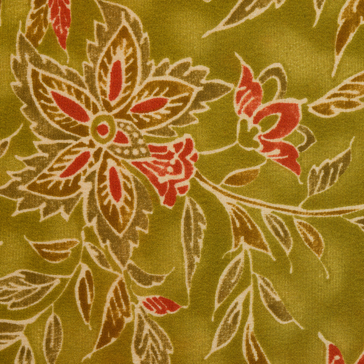 Vintage Kimono Silk Pocket Square - Bronze