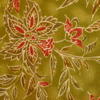 Vintage Kimono Silk Pocket Square - Bronze