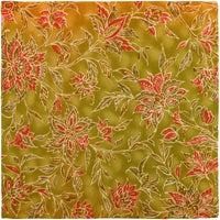 Vintage Kimono Silk Pocket Square - Bronze