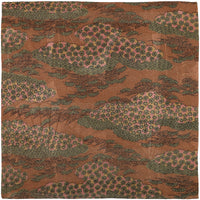 Vintage Kimono Silk Pocket Square - Beech