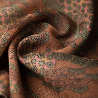 Vintage Kimono Silk Pocket Square - Beech