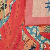 Ukiyo-e Silk Pocket Square - Hane no Kamuro - 40x40cm