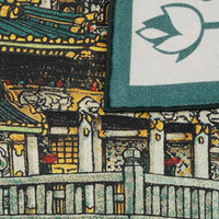 Ukiyo-e Silk Pocket Square - Yomeimon - 40x40cm