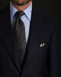 Ukiyo-e Silk Pocket Square - Uchiyamashita - 40x40cm