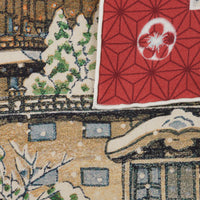 Ukiyo-e Silk Pocket Square - Fujiya - 40x40cm