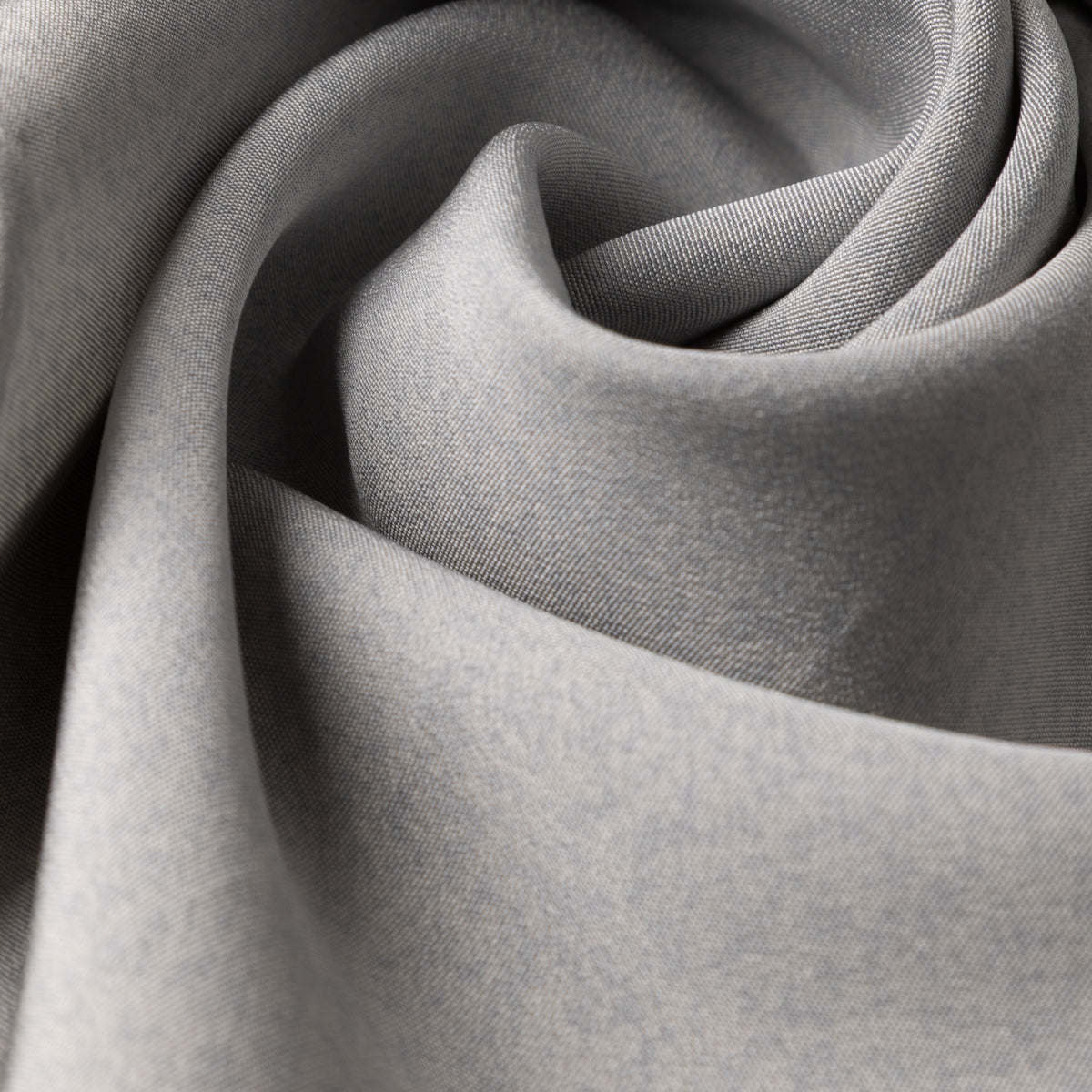Vintage Kimono Silk Pocket Square - Silver