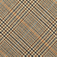 Abraham Moon Checked Bespoke Wool Tie - Brown