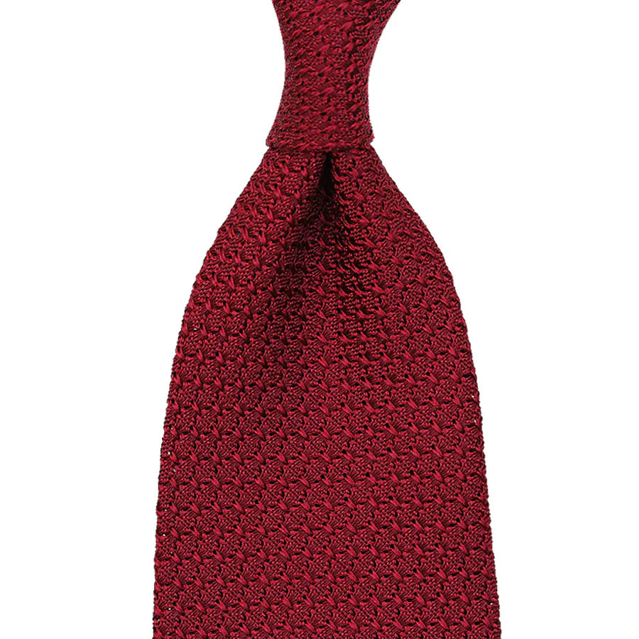 Grenadine / Garza Grossa Bespoke Tie - Cherry