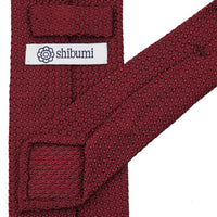 Grenadine / Garza Grossa Tie - Cherry - Hand-Rolled