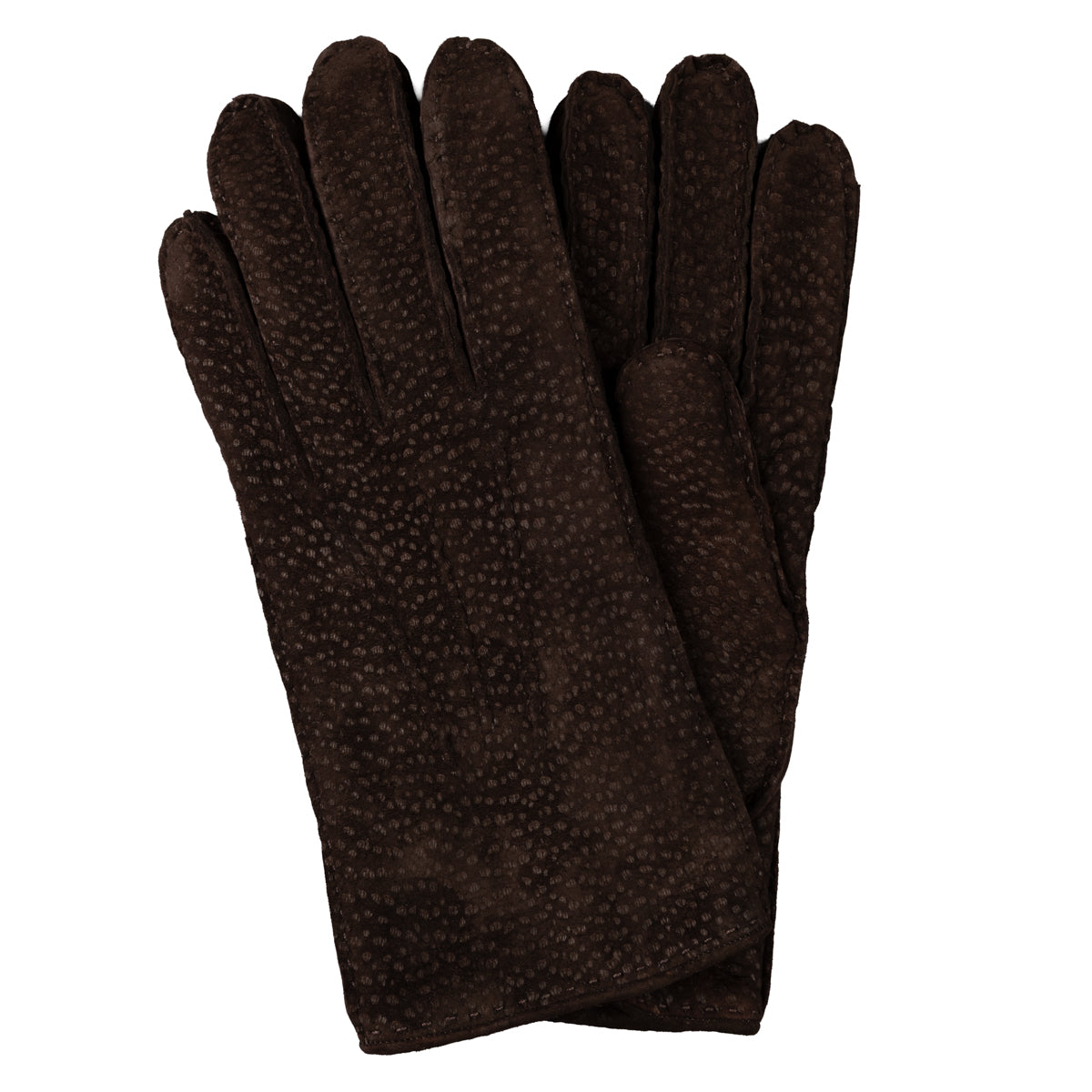 Capybara Gloves With Cashmere Lining - Dark Brown